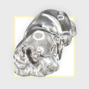 Vintage Princess House Lead Crystal Sleeping Dog